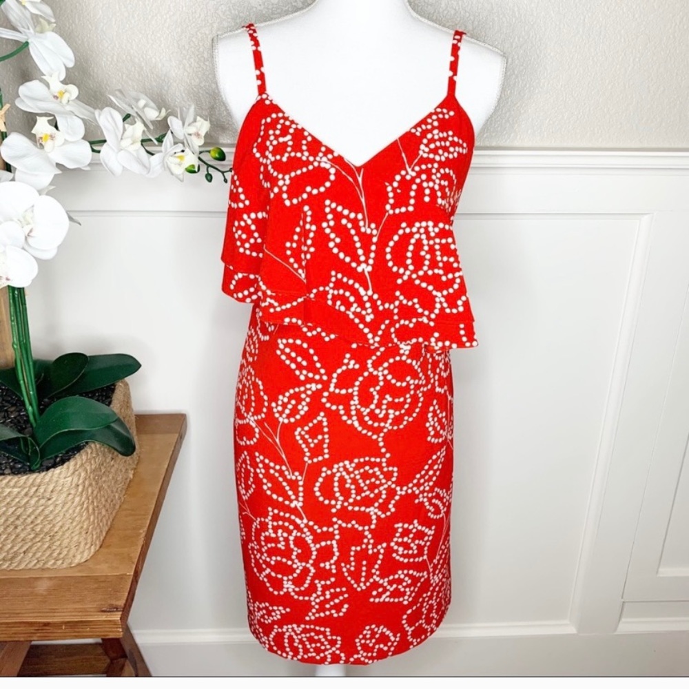 Karl Lagerfeld Red & White Dress NWT size 6